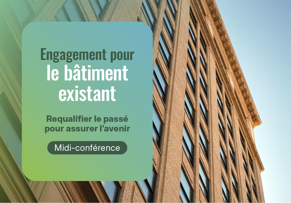 Midi-conférence - Engagement pour le bâtiment existant : Être rénové ou ne pas être rénové, telle est la question ! Midi-conférence - Engagement pour le bâtiment existant : Être rénové ou ne pas être rénové, telle est la question !
