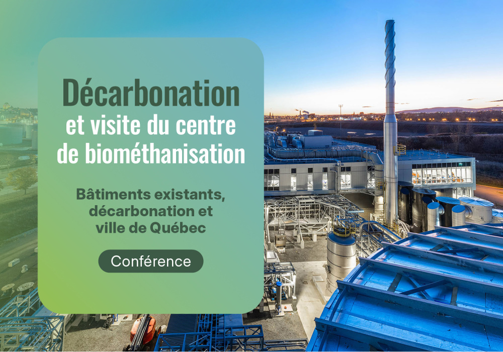 Visite du centre de biométhanisation de la Ville de Québec et présentation de la vision de décarbonation de la Ville de Québec Visite du centre de biométhanisation de la Ville de Québec et présentation de la vision de décarbonation de la Ville de Québec
