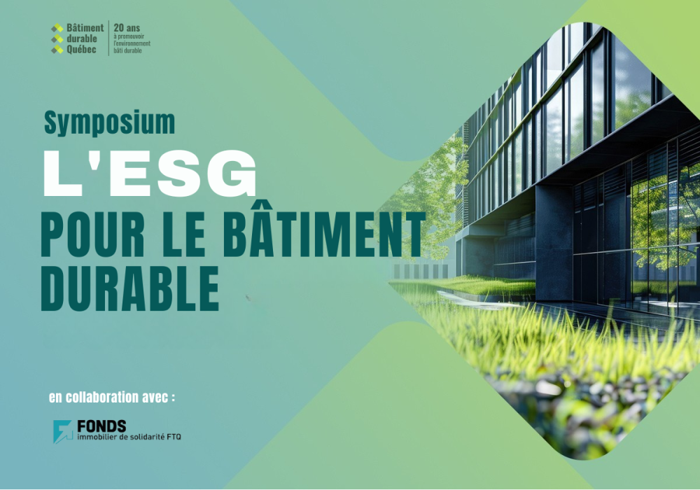 Symposium : L’ESG pour le bâtiment durable 