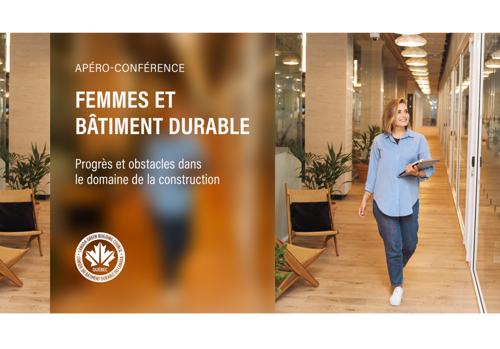 Apéro-conférence : Femmes et bâtiment durable