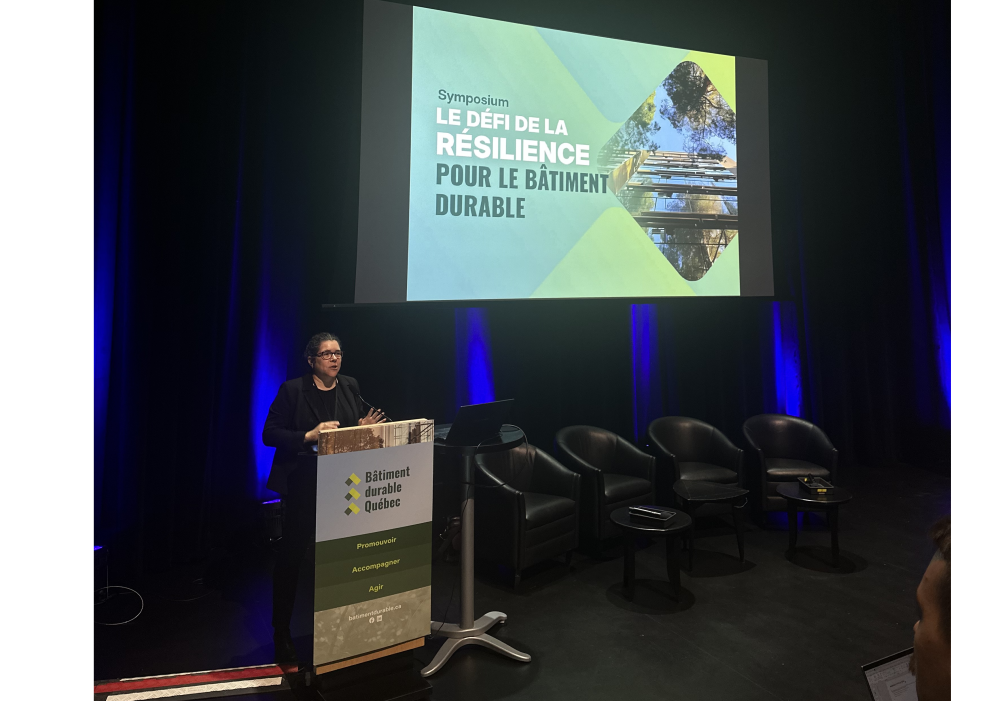 Le Symposium sur la résilience organisée par Bâtiment durable Québec, la communauté de pratique répond présente!